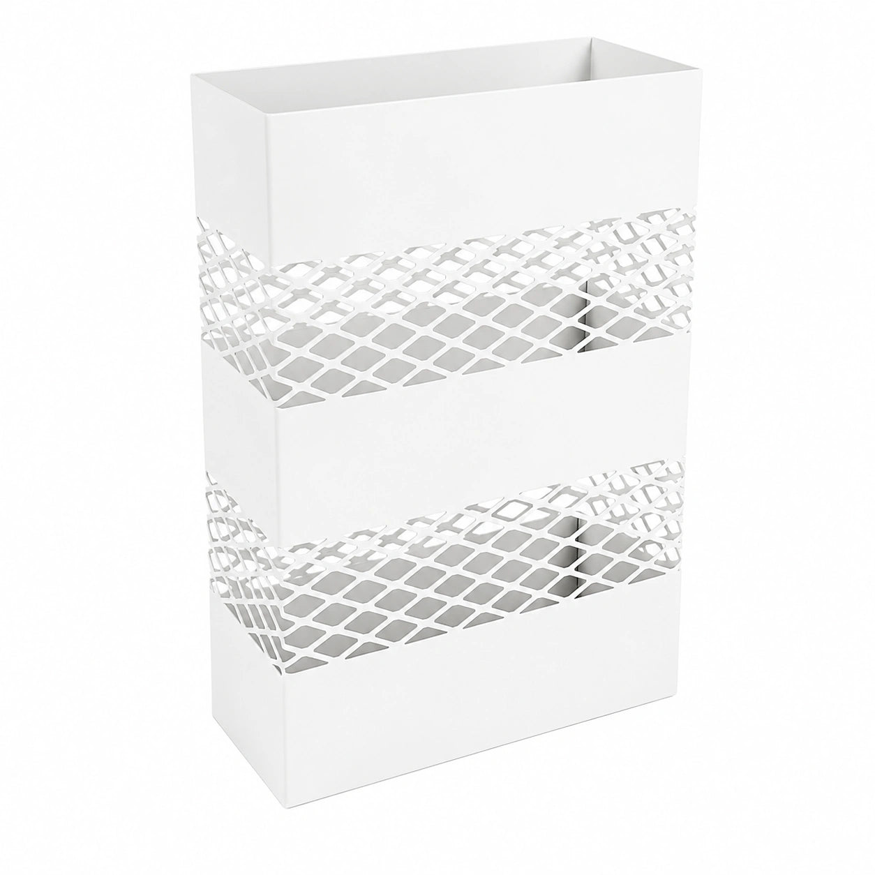 Paragüero Metálico NORDIQ - Diseño Moderno para Hogar u Oficina - Elegante y Funcional en Blanco