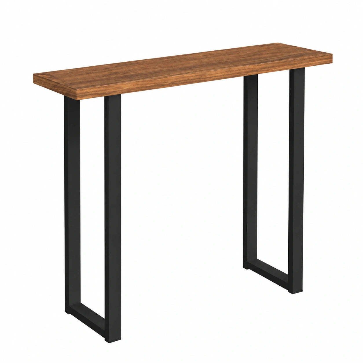 Mueble de Entrada Industrial de Madera Maciza Vintage